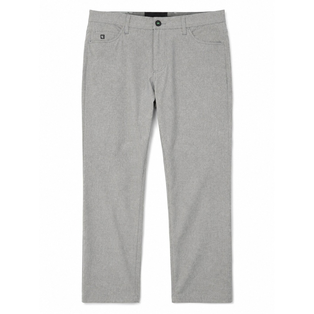 Linksoul Boardwalker Pants Mens 34R Grey Heathered Stretch Golf Trousers